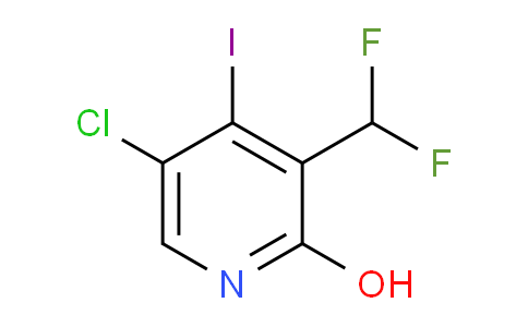 5-Chloro-3-(difluoromethyl)-2-hydroxy-4-iodopyridine