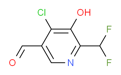 4-Chloro-2-(difluoromethyl)-3-hydroxypyridine-5-carboxaldehyde