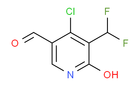 4-Chloro-3-(difluoromethyl)-2-hydroxypyridine-5-carboxaldehyde