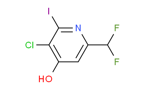 AM119060 | 1805054-61-8 | 3-Chloro-6-(difluoromethyl)-4-hydroxy-2-iodopyridine
