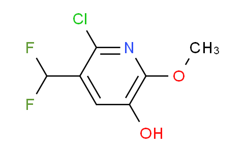 2-Chloro-3-(difluoromethyl)-5-hydroxy-6-methoxypyridine