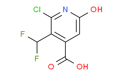 2-Chloro-3-(difluoromethyl)-6-hydroxypyridine-4-carboxylic acid