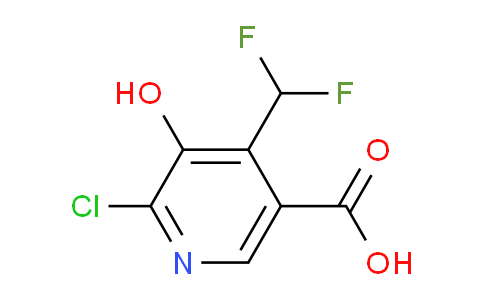 2-Chloro-4-(difluoromethyl)-3-hydroxypyridine-5-carboxylic acid
