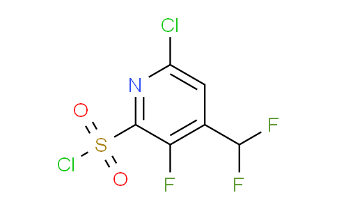AM119088 | 1804669-68-8 | 6-Chloro-4-(difluoromethyl)-3-fluoropyridine-2-sulfonyl chloride