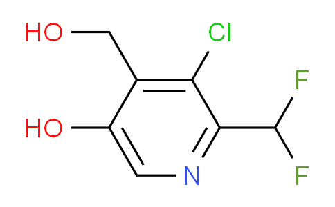 3-Chloro-2-(difluoromethyl)-5-hydroxypyridine-4-methanol