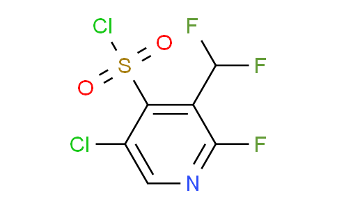 5-Chloro-3-(difluoromethyl)-2-fluoropyridine-4-sulfonyl chloride