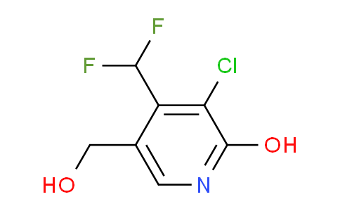 3-Chloro-4-(difluoromethyl)-2-hydroxypyridine-5-methanol