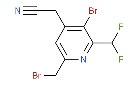 AM119133 | 1806918-62-6 | 3-Bromo-6-(bromomethyl)-2-(difluoromethyl)pyridine-4-acetonitrile