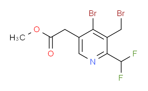 AM119175 | 1805386-39-3 | Methyl 4-bromo-3-(bromomethyl)-2-(difluoromethyl)pyridine-5-acetate