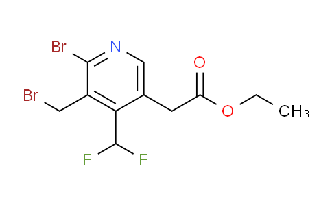 AM119185 | 1805387-49-8 | Ethyl 2-bromo-3-(bromomethyl)-4-(difluoromethyl)pyridine-5-acetate