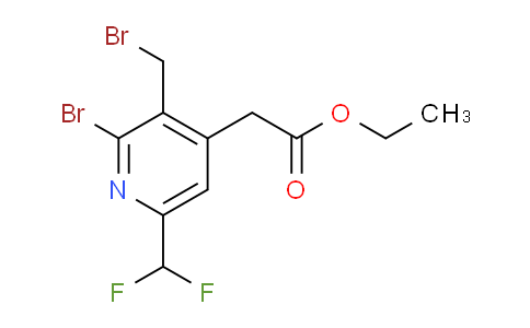 AM119189 | 1805339-57-4 | Ethyl 2-bromo-3-(bromomethyl)-6-(difluoromethyl)pyridine-4-acetate