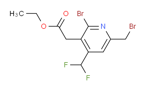 AM119210 | 1805388-04-8 | Ethyl 2-bromo-6-(bromomethyl)-4-(difluoromethyl)pyridine-3-acetate