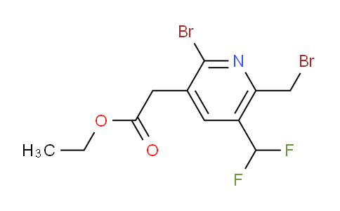 AM119211 | 1806868-64-3 | Ethyl 2-bromo-6-(bromomethyl)-5-(difluoromethyl)pyridine-3-acetate