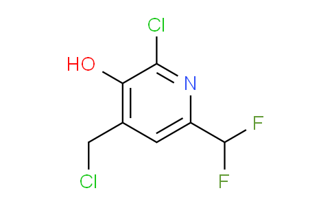 2-Chloro-4-(chloromethyl)-6-(difluoromethyl)-3-hydroxypyridine