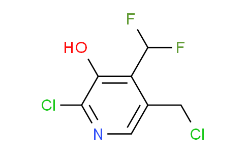 2-Chloro-5-(chloromethyl)-4-(difluoromethyl)-3-hydroxypyridine