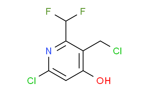 6-Chloro-3-(chloromethyl)-2-(difluoromethyl)-4-hydroxypyridine