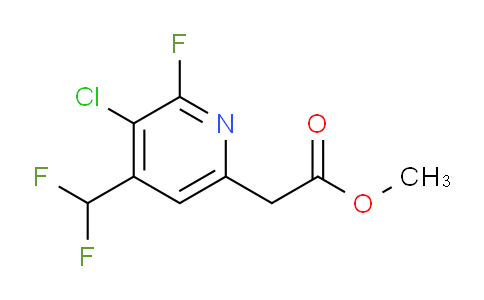 AM119242 | 1806936-53-7 | Methyl 3-chloro-4-(difluoromethyl)-2-fluoropyridine-6-acetate