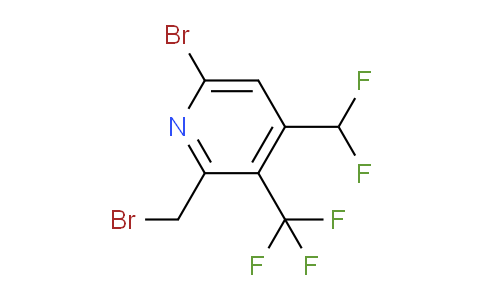 AM119252 | 1805448-70-7 | 6-Bromo-2-(bromomethyl)-4-(difluoromethyl)-3-(trifluoromethyl)pyridine