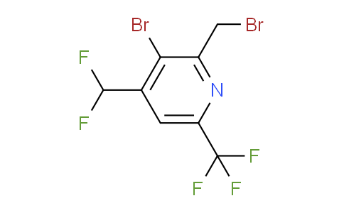 AM119255 | 1805355-00-3 | 3-Bromo-2-(bromomethyl)-4-(difluoromethyl)-6-(trifluoromethyl)pyridine
