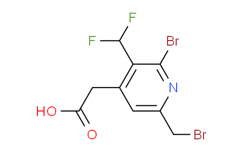 AM119256 | 1804490-90-1 | 2-Bromo-6-(bromomethyl)-3-(difluoromethyl)pyridine-4-acetic acid
