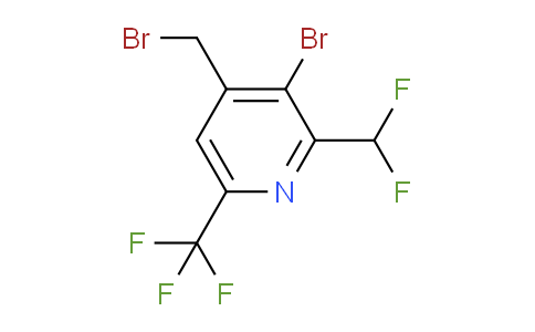 3-Bromo-4-(bromomethyl)-2-(difluoromethyl)-6-(trifluoromethyl)pyridine