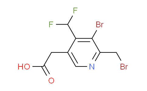 AM119261 | 1804490-95-6 | 3-Bromo-2-(bromomethyl)-4-(difluoromethyl)pyridine-5-acetic acid