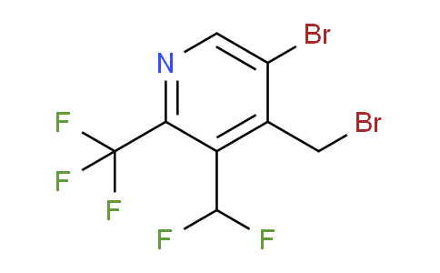 5-Bromo-4-(bromomethyl)-3-(difluoromethyl)-2-(trifluoromethyl)pyridine