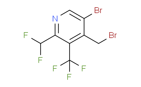 5-Bromo-4-(bromomethyl)-2-(difluoromethyl)-3-(trifluoromethyl)pyridine