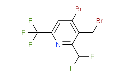 AM119276 | 1805355-20-7 | 4-Bromo-3-(bromomethyl)-2-(difluoromethyl)-6-(trifluoromethyl)pyridine