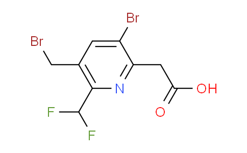 AM119277 | 1806921-24-3 | 3-Bromo-5-(bromomethyl)-6-(difluoromethyl)pyridine-2-acetic acid