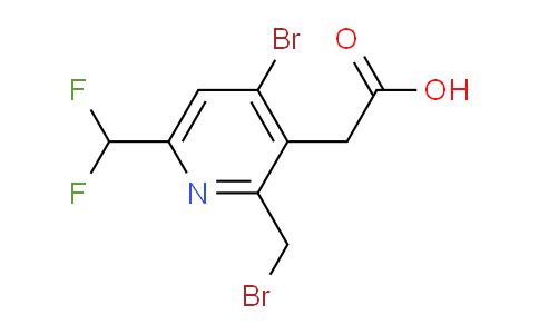AM119284 | 1805382-35-7 | 4-Bromo-2-(bromomethyl)-6-(difluoromethyl)pyridine-3-acetic acid