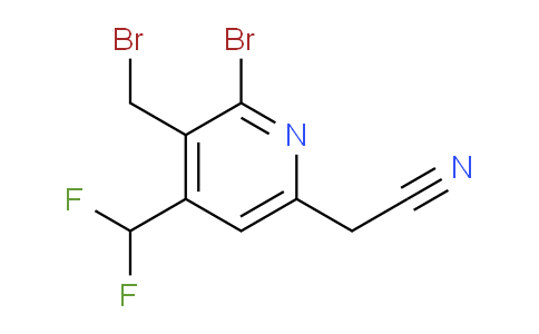 AM119287 | 1805253-38-6 | 2-Bromo-3-(bromomethyl)-4-(difluoromethyl)pyridine-6-acetonitrile