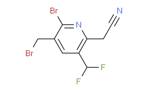 AM119288 | 1805341-34-7 | 2-Bromo-3-(bromomethyl)-5-(difluoromethyl)pyridine-6-acetonitrile