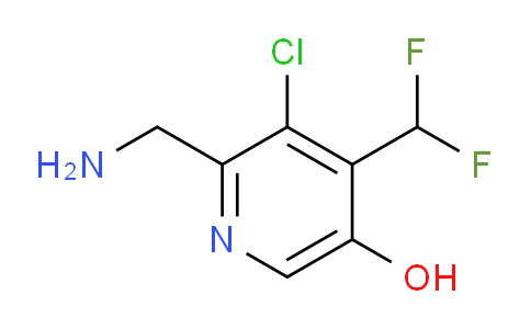 2-(Aminomethyl)-3-chloro-4-(difluoromethyl)-5-hydroxypyridine