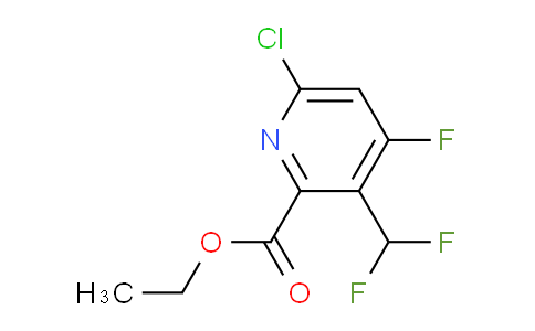 Ethyl 6-chloro-3-(difluoromethyl)-4-fluoropyridine-2-carboxylate