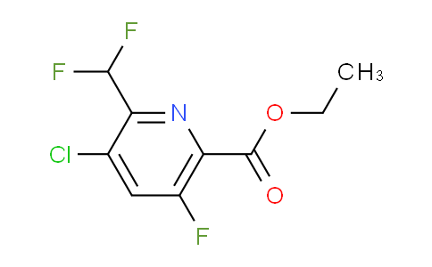 AM119306 | 1804666-50-9 | Ethyl 3-chloro-2-(difluoromethyl)-5-fluoropyridine-6-carboxylate