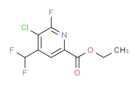 AM119308 | 1805262-51-4 | Ethyl 3-chloro-4-(difluoromethyl)-2-fluoropyridine-6-carboxylate