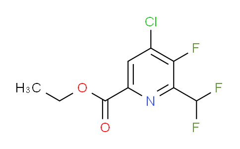 AM119322 | 1804666-84-9 | Ethyl 4-chloro-2-(difluoromethyl)-3-fluoropyridine-6-carboxylate