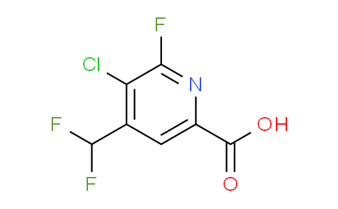 AM119335 | 1805260-87-0 | 3-Chloro-4-(difluoromethyl)-2-fluoropyridine-6-carboxylic acid