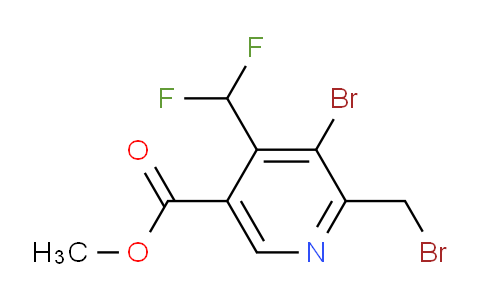 AM119344 | 1805392-21-5 | Methyl 3-bromo-2-(bromomethyl)-4-(difluoromethyl)pyridine-5-carboxylate