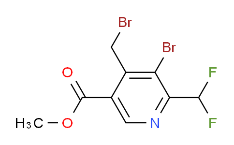 AM119352 | 1805257-59-3 | Methyl 3-bromo-4-(bromomethyl)-2-(difluoromethyl)pyridine-5-carboxylate