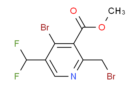 AM119364 | 1805257-79-7 | Methyl 4-bromo-2-(bromomethyl)-5-(difluoromethyl)pyridine-3-carboxylate