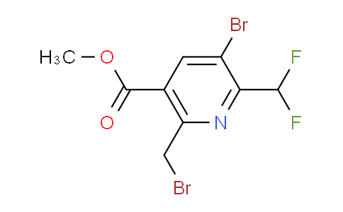 AM119376 | 1804489-83-5 | Methyl 3-bromo-6-(bromomethyl)-2-(difluoromethyl)pyridine-5-carboxylate