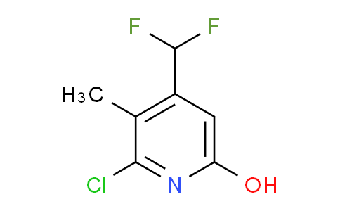 2-Chloro-4-(difluoromethyl)-6-hydroxy-3-methylpyridine
