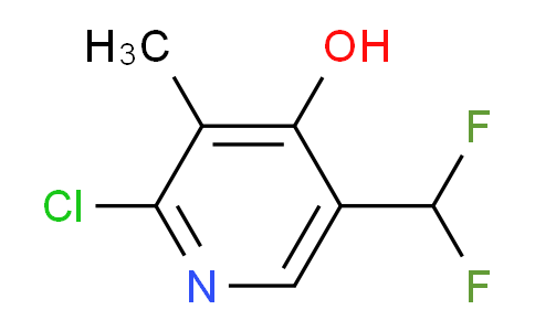 2-Chloro-5-(difluoromethyl)-4-hydroxy-3-methylpyridine