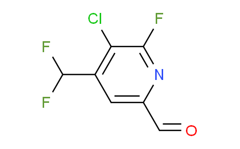 AM119411 | 1806969-61-8 | 3-Chloro-4-(difluoromethyl)-2-fluoropyridine-6-carboxaldehyde