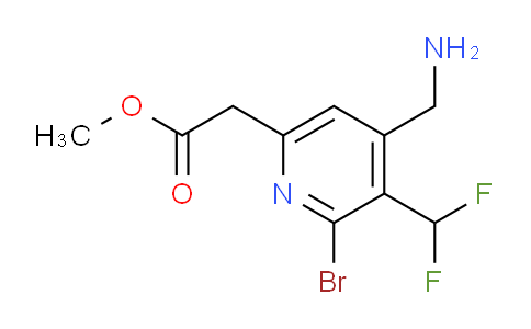 AM119420 | 1805354-13-5 | Methyl 4-(aminomethyl)-2-bromo-3-(difluoromethyl)pyridine-6-acetate