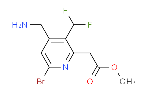 AM119421 | 1806858-03-6 | Methyl 4-(aminomethyl)-6-bromo-3-(difluoromethyl)pyridine-2-acetate