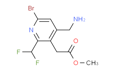 AM119423 | 1805382-98-2 | Methyl 4-(aminomethyl)-6-bromo-2-(difluoromethyl)pyridine-3-acetate