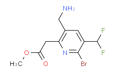 AM119429 | 1805943-65-0 | Methyl 5-(aminomethyl)-2-bromo-3-(difluoromethyl)pyridine-6-acetate